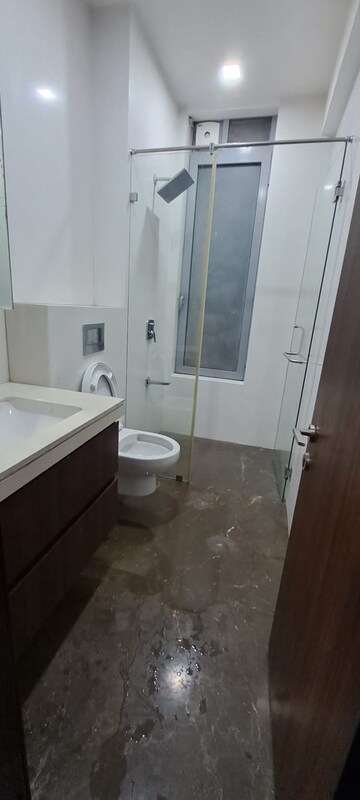 Bathroom in 2 BHK Apartment at Piramal Vaikunth, Balkum Pada – for Rent