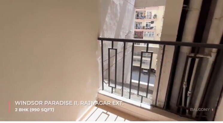 Balcony, raj nagar extension 2 Bedroom 995 Sq.Ft. Apartment In Raj Nagar Extension Ghaziabad 8451030