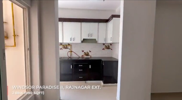 Kitchen, raj nagar extension 2 Bedroom 995 Sq.Ft. Apartment In Raj Nagar Extension Ghaziabad 8451030