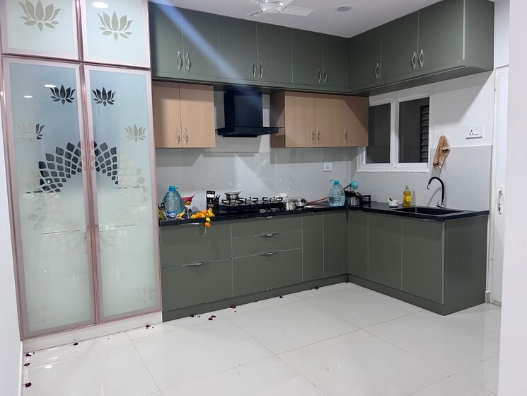 Kitchen, asbl-spire 3 Bedroom 1908 Sq.Ft. Apartment In Kokapet Hyderabad 8451044