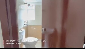 Bathroom in 2 BHK Apartment at Windsor Paradise 2, Raj Nagar Extension – for Sale