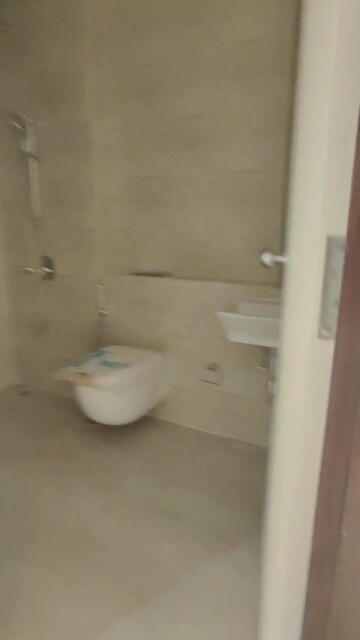 Bathroom in 3 BHK Apartment at Adani Ten BKC, Bandra East – for Rent