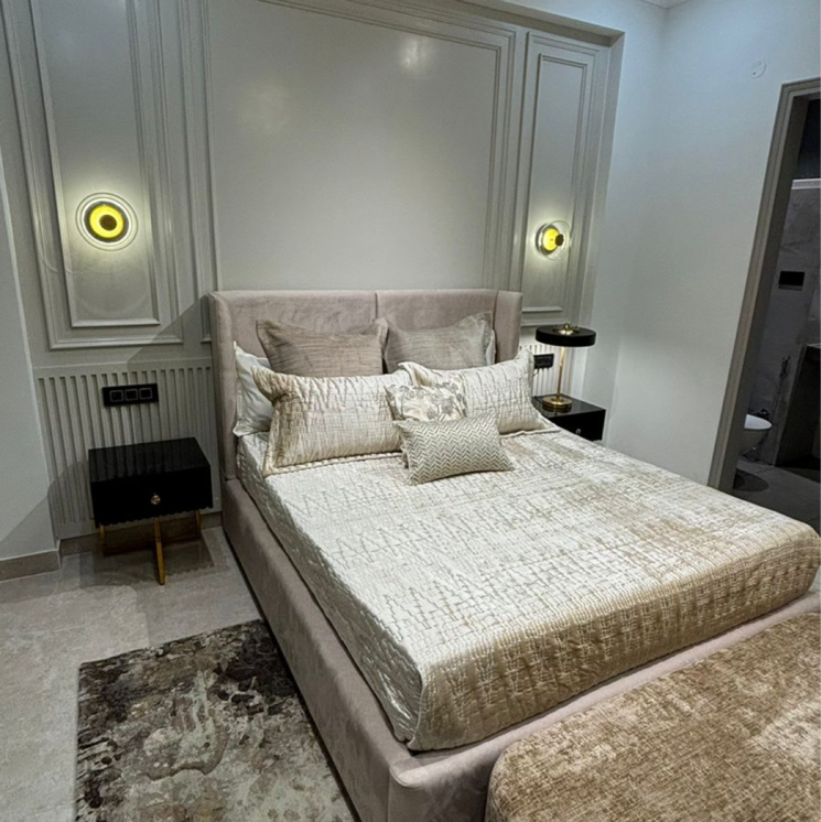 Living Room, gmada aerocity 3 Bedroom 202 Sq.Yd. Builder Floor In Gmada Aerocity Zirakpur 8451134