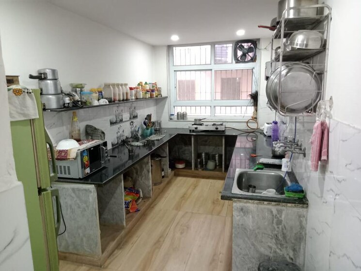 Kitchen, rohini sector 8 1 Bedroom 350 Sq.Ft. Builder Floor In Rohini Sector 8 Delhi 8451171