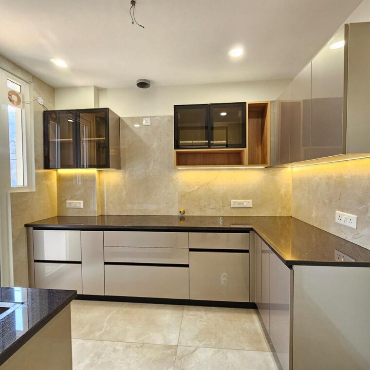 Kitchen, dhakoli village 3 Bedroom 1800 Sq.Ft. Apartment In Dhakoli Village Zirakpur 8451345