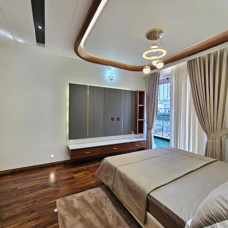 Bedroom, dhakoli village 3 Bedroom 1800 Sq.Ft. Apartment In Dhakoli Village Zirakpur 8451345