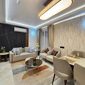 Living Room in 3 BHK Apartment at Dhakoli Village – for Sale