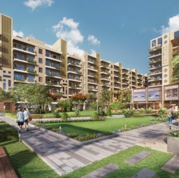 3 BHK Apartment – Exterior View View at Dhakoli Village - for Sale