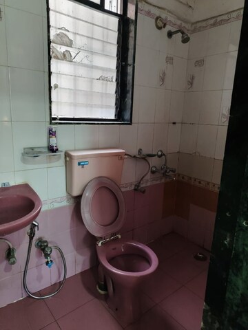 Bathroom in 2 BHK Apartment at Swarna CHS, Kharghar Sector 7 – for Rent