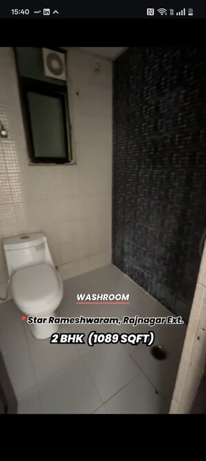 Bathroom in 2 BHK Apartment at Star Rameshwaram, Raj Nagar Extension – for Sale