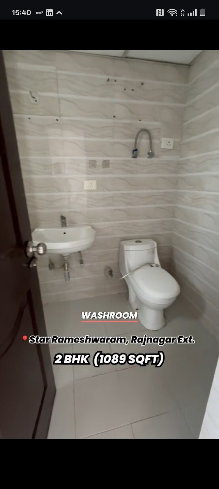 Bathroom, star-rameshwaram 2 Bedroom 1082 Sq.Ft. Apartment In Raj Nagar Extension Ghaziabad 8451632