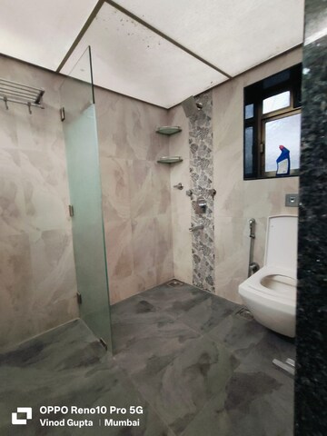 Bathroom in 2 BHK Apartment at MIG Colony, Worli – for Rent