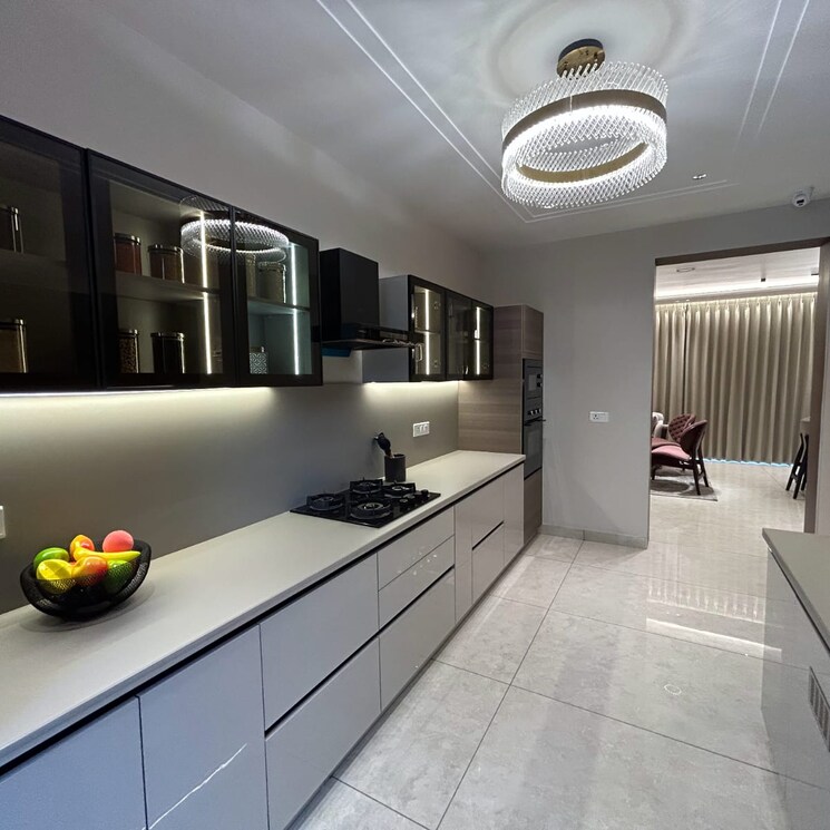 Kitchen, ambala highway 3 Bedroom 2325 Sq.Ft. Apartment In Ambala Highway Zirakpur 8451656