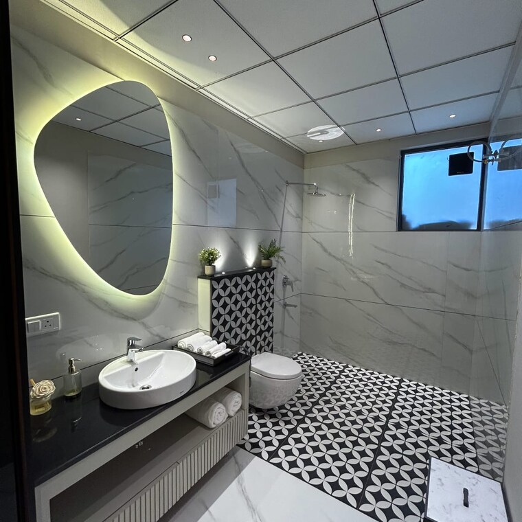 Attached Bathroom, ambala highway 3 Bedroom 2325 Sq.Ft. Apartment In Ambala Highway Zirakpur 8451656