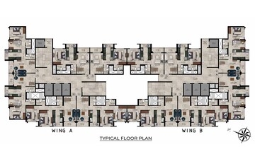 1 BHK Apartment – Exterior View View at Ajmera Crosstown One, Kalyan West - for Sale