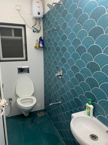Bathroom in 2 BHK Apartment at Snehdhara CHS, Vile Parle West – for Rent