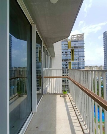 Balcony in 3 BHK Apartment at Tata Serein, Pokhran Road No 2 – for Rent