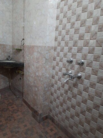 Bathroom in 2 BHK Builder Floor at Mehrauli – for Rent