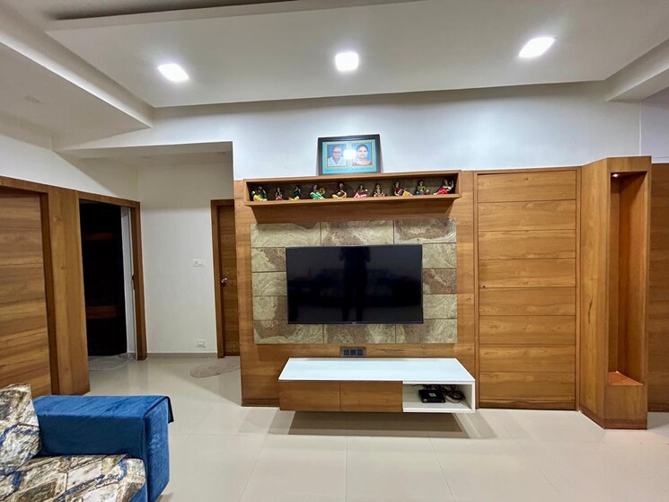 Living Room, science city 3 Bedroom 195 Sq.Yd. Apartment In Science City Ahmedabad 8451778