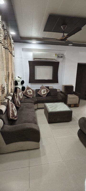 Living Room in 2 BHK Apartment at Golden Sand Apartments, Dhakoli Village – for Rent