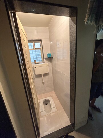 Bathroom in 1 BHK Apartment at Karan Bharti, Katraj – for Rent