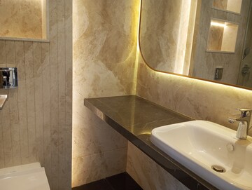 Bathroom in 3 BHK Apartment at Bandra West – for Rent