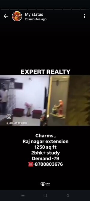 Master Plan in 2.5 BHK Apartment at Charms Castle, Raj Nagar Extension – for Sale