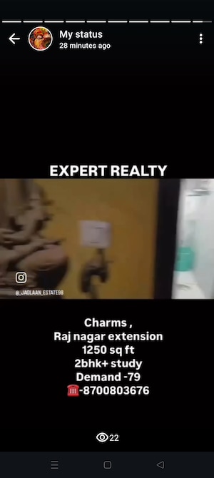 Master Plan in 2.5 BHK Apartment at Charms Castle, Raj Nagar Extension – for Sale