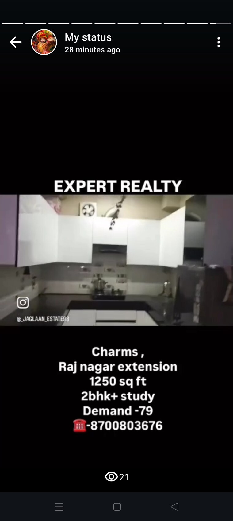 Balcony, charms-castle 2.5 Bedroom 1250 Sq.Ft. Apartment In Raj Nagar Extension Ghaziabad 8452018