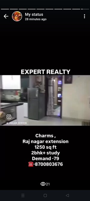 Master Plan in 2.5 BHK Apartment at Charms Castle, Raj Nagar Extension – for Sale