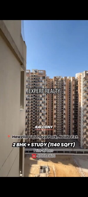 Living Room in 2.5 BHK Apartment at Hawelia Valenova Park, Tech Zone 4 Greater Noida – for Sale