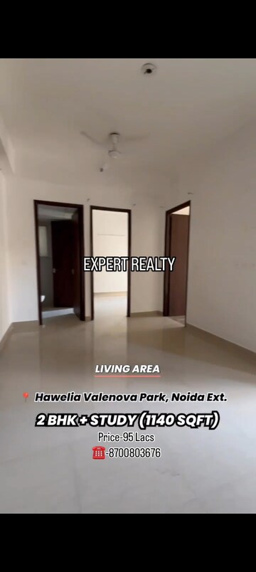 Master Bedroom in 2.5 BHK Apartment at Hawelia Valenova Park, Tech Zone 4 Greater Noida – for Sale