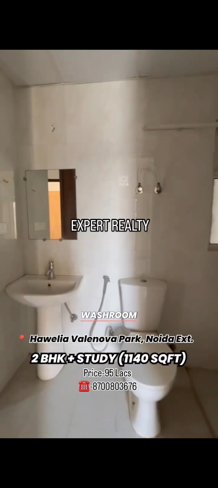 Bathroom, hawelia-valenova-park 2.5 Bedroom 1140 Sq.Ft. Apartment In Tech Zone 4 Greater Noida Greater Noida 8452160