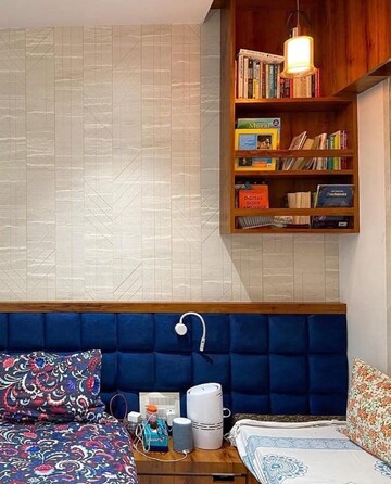 Living Room in 3 BHK Apartment at Lucent Fressia Ranibello, Malad East – for Rent