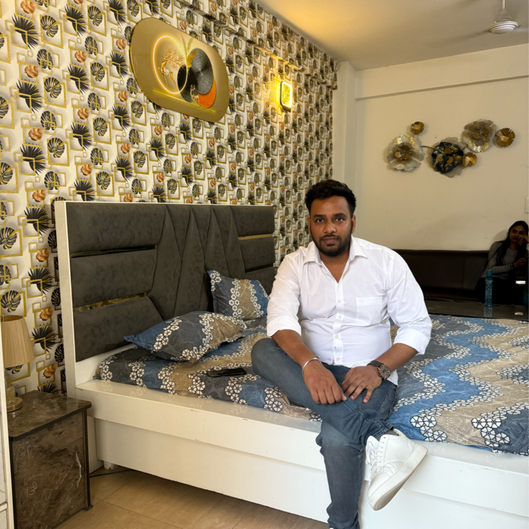 Bedroom, radhey-krishna-orchid Studio 520 Sq.Ft. Builder Floor In Sector 101 Noida 8452178