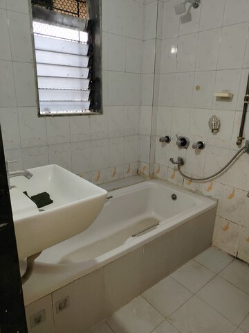 Bathroom in 3.5 BHK Apartment at Mahavir Shradha, Kharghar – for Rent