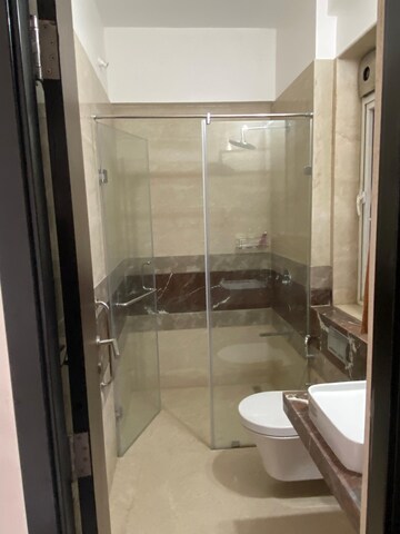 Bathroom in 3 BHK Apartment at Lotus Sky Garden, Malad West – for Rent