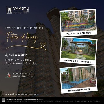Master Plan in 3 BHK Apartment at Envyrons Vaastu Homes, Siddharth Vihar – for Sale