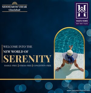 Master Plan in 3 BHK Apartment at Envyrons Vaastu Homes, Siddharth Vihar – for Sale