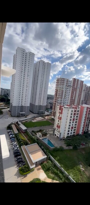 Living Room in 3.5 BHK Apartment at Prestige Tranquil, Kokapet – for Sale