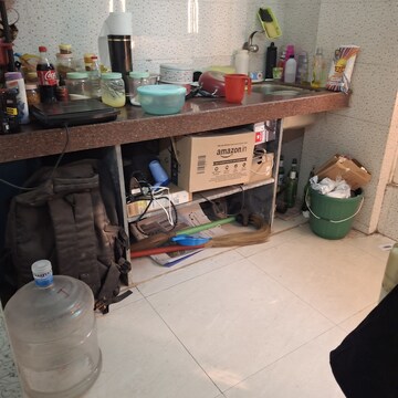 Kitchen in 1 RK Apartment at Mahape – for Rent