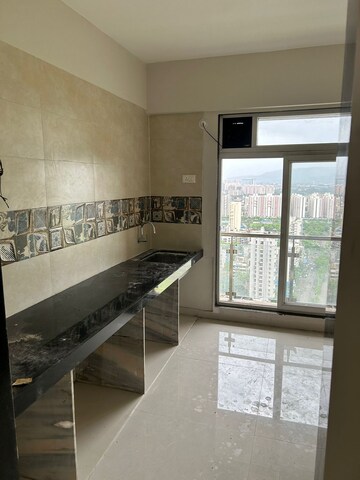 Kitchen in 3 BHK Apartment at Galaxy Green Woods, Kharghar – for Sale