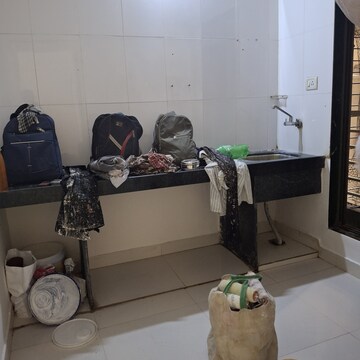 Kitchen in 1 BHK Apartment at Mahape – for Rent