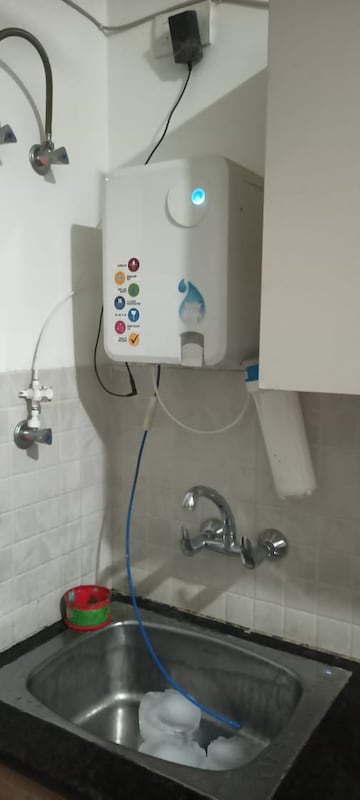 Bathroom in 3 BHK Apartment at Sam Palm Olympia, Sector 16c Greater Noida – for Rent