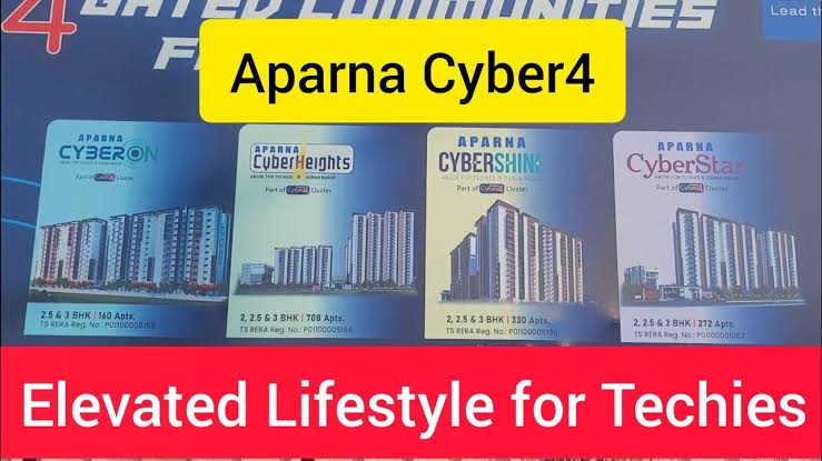 2.5 BHK Apartment For Sale in Aparna Cyber Shine