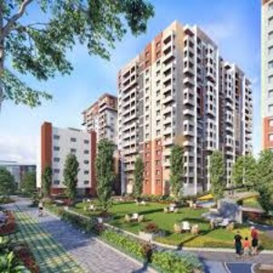 Living Room in 2.5 BHK Apartment at Aparna Cyber Shine, Osman Nagar – for Sale