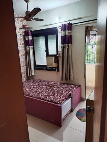Bedroom in 1.5 BHK Apartment at Lokpuram CHS, Vasant Vihar – for Rent