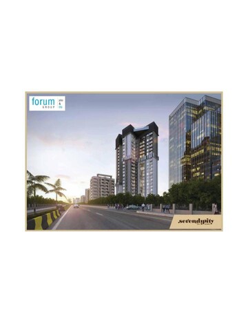 Living Room in 3 BHK Apartment at Forum Serendipity, Bandra Kurla Complex – for Sale