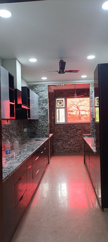 Kitchen in 3 BHK Builder Floor at Ashoka Niketan – for Rent