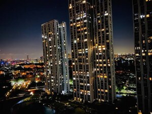 Living Room in 4 BHK Apartment at Bengal Urbana Apartments, Em Bypass – for Sale